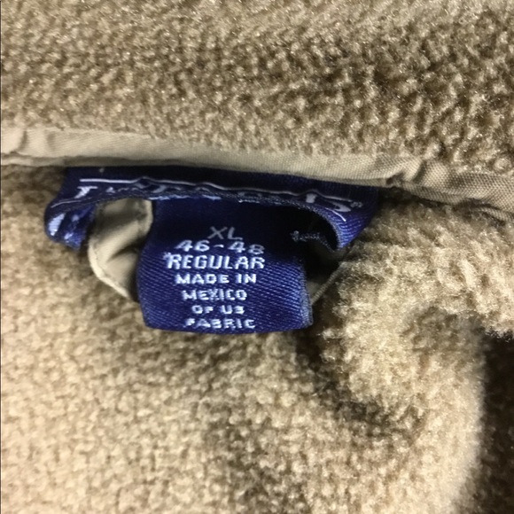 Men’s Lands End full zip fleece size XL - Picture 6 of 6